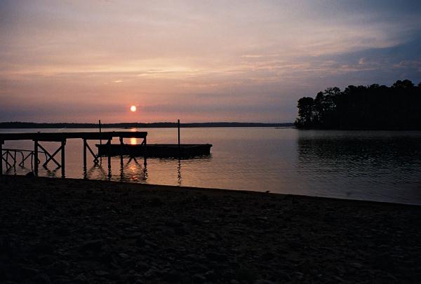  Lake Martin, AL - Sunrise Silhouette 